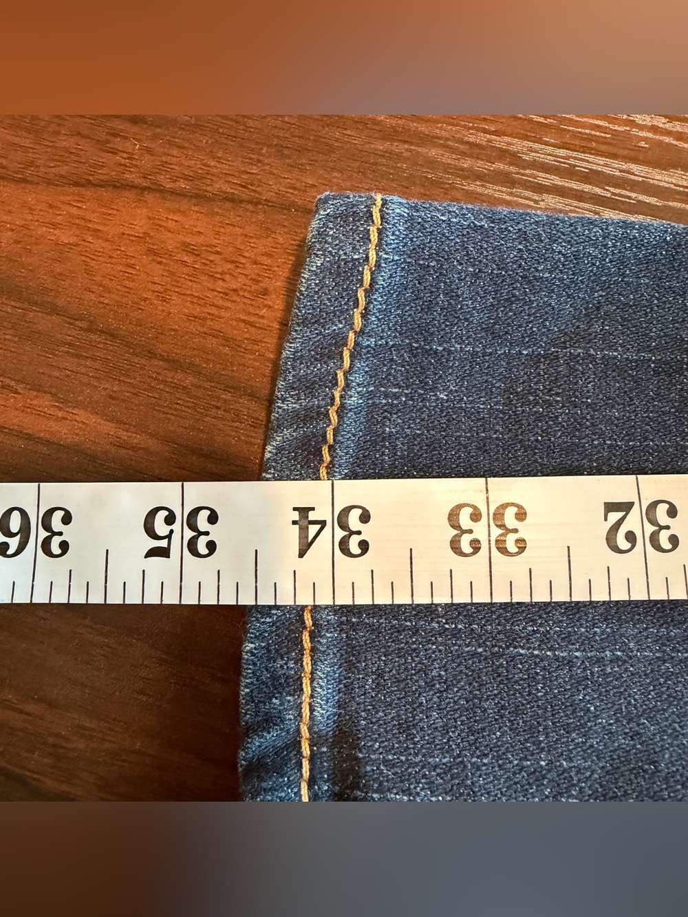 NWT True Religion Joey Heritage Low Rise Big T Flare Jeans Dark Savanna Size 32 - Picture 14 of 14